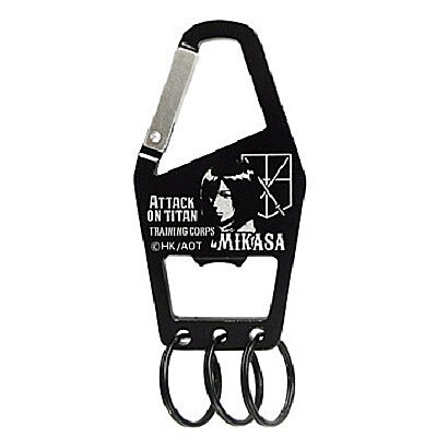 RM-3325 進撃の巨人 ボトルオープナー付き カラビナ ミカサ