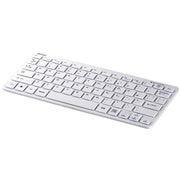 Bluetooth 3.0対応 コンパクトキーボード ホワイト BSKBB22WH