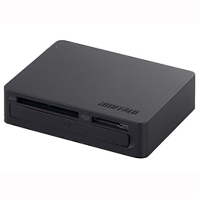 高速カードリーダー/ライター USB3.0＆ターボPC EX対応モデル ブラック BSCR17TU3BK