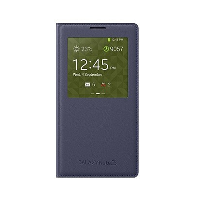 GALAXY Note3用Sビューカバー(インディゴブルー) EF-CN900BVEG