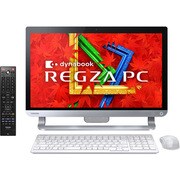 dynabook REGZA PC D814/T9KW/21.5型タッチパネル付きワイド液晶/HDD3TB/BDXL対応ブルーレイディスクドライブ/リュックスホイワト PD814T9KBXW
