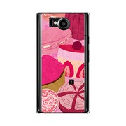 オリジナルデザイン SoftBank 106SH AQUOS PHONE Xx ケース 【ピンクカフェ】 106SH-YCM2P0297-78