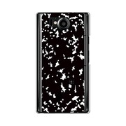 オリジナルデザイン SoftBank 106SH AQUOS PHONE Xx ケース 【ブラックエンボス】 106SH-YCM2P0365-78