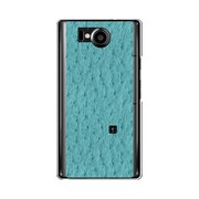オリジナルデザイン SoftBank 106SH AQUOS PHONE Xx ケース 【オーストリッチ パターン ミントグリーン】 106SH-YCM2P0520-78