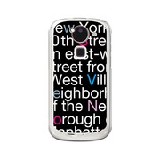 オリジナルデザイン docomo F-03E ARROWS Kiss ケース 【NewYork Typography】 F-03E-YCM2P0001-78