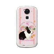 F-03E-YCM2P0029-78 [オリジナルデザイン docomo F-03E ARROWS Kiss ケース 【ロマンティックラビット】]