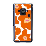 SH-02E-YCM2P0023-78 [オリジナルデザイン docomo SH-02E AQUOS PHONE ZETA ケース 【ルーズフラワーコレクション オレンジ】]