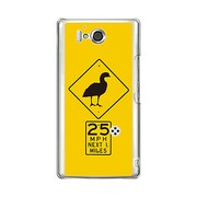 SH-09D-YCM2P0423-78 [オリジナルデザイン docomo SH-09D AQUOS PHONE ZETA ケース 【ネネ サイン イエローモノ】]