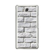 オリジナルデザイン docomo SH-09D AQUOS PHONE ZETA ケース 【レンガ パターン ホワイト B】 SH-09D-YCM2P0572-78