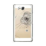 オリジナルデザイン docomo SH-09D AQUOS PHONE ZETA ケース 【フェイク クラッシュ ガラス ゴールド】 SH-09D-YCM2P0595-78