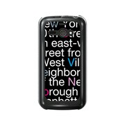 オリジナルデザイン SoftBank 205SH AQUOS PHONE ss ケース 【NewYork Typography】 205SH-YCM2P0001-78