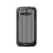 オリジナルデザイン SoftBank 205SH AQUOS PHONE ss ケース 【モノクロストライプ ベビーライン】 205SH-YCM2P0418-78