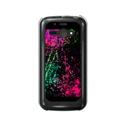 オリジナルデザイン SoftBank 205SH AQUOS PHONE ss ケース 【Smash Paint Graphics - Hot Pink】 205SH-YCM2P0447-78