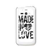 オリジナルデザイン SoftBank 205SH AQUOS PHONE ss ケース 【Made in Love Black Paint】 205SH-YCM2P0471-78