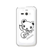 オリジナルデザイン SoftBank 205SH AQUOS PHONE ss ケース 【メロイックベア サイコパス & ギター - D】 205SH-YCM2P0482-78