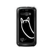 オリジナルデザイン SoftBank 205SH AQUOS PHONE ss ケース 【メロイックベア サイコパス & ギター - F】 205SH-YCM2P0484-78