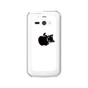 オリジナルデザイン SoftBank 205SH AQUOS PHONE ss ケース 【メロイックキャット サイコパス & アップル - B】 205SH-YCM2P0486-78