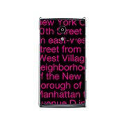 オリジナルデザイン docomo SH-01E AQUOS PHONE si ケース 【NewYork Typography ピンク】 SH-01E-YCM2P0002-78