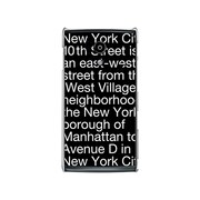 オリジナルデザイン docomo SH-01E AQUOS PHONE si ケース 【NewYork Typography ブラック】 SH-01E-YCM2P0091-78
