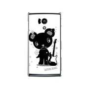 オリジナルデザイン docomo SH-01E AQUOS PHONE si ケース 【メロイックベア サイコパス & ギター - A】 SH-01E-YCM2P0479-78