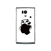 オリジナルデザイン docomo SH-01E AQUOS PHONE si ケース 【サイコパス & アップル - パンダB】 SH-01E-YCM2P0488-78