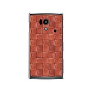 オリジナルデザイン docomo SH-01E AQUOS PHONE si ケース 【クロスレザー パターン レッド】 SH-01E-YCM2P0521-78