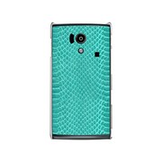 オリジナルデザイン docomo SH-01E AQUOS PHONE si ケース 【ヘビ柄 グリーンミックス】 SH-01E-YCM2P0525-78