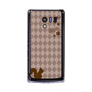 SH-04E-YCM2P0054-78 [オリジナルデザイン docomo SH-04E AQUOS PHONE EX ケース 【ブラウン & リス】]