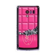 SH-04E-YCM2P0069-78 [オリジナルデザイン docomo SH-04E AQUOS PHONE EX ケース 【板チョココレクション ストロベリー】]