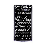オリジナルデザイン docomo SH-04E AQUOS PHONE EX ケース 【NewYork Typography ブラック】 SH-04E-YCM2P0091-78
