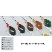<ブッテーロ>Compact Camera Finger Strap BLACK/ORANGE DPS-F01BU-BKO