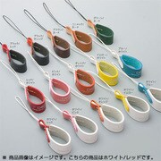 <ルチード>Compact Camera Finger Strap WHITE/RED DPS-F01LU-WHR
