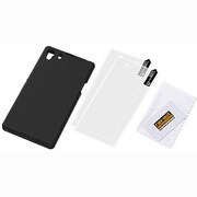 RT-SO01FC1/B [Xperia Z1用 シルキータッチ・シリコンジャケット/ブラック]