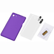 RT-SO01FC1/V [Xperia Z1用 シルキータッチ・シリコン/バイオレット(半透明)]