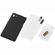 RT-SO01FC2/B [Xperia Z1用 スリップガード・シリコンジャケット/ブラック]