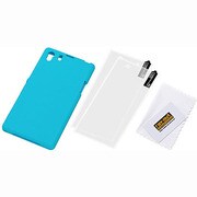 RT-SO01FC2/A [Xperia Z1用 スリップガード・シリコンジャケット/アイスブルー]