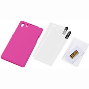 RT-SO01FC2/P [Xperia Z1用 スリップガード・シリコンジャケット/ラズベリー]