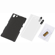 RT-SO01FC3/B [Xperia Z1用 ハードコーティング・シェルジャケット/パールブラック]