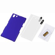 RT-SO01FC3/V [Xperia Z1用 ハードコーティング・シェルジャケット/バイオレット]