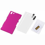 RT-SO01FC3/P [Xperia Z1用 ハードコーティング・シェルジャケット/コーラルピンク]