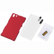 RT-SO01FC4/R [Xperia Z1用 マットハードコーティング・シェル/マットレッド]