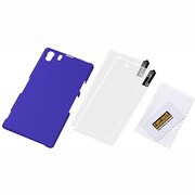 RT-SO01FC4/V [Xperia Z1用 マットハードコーティング・シェル/マットバイオレット]