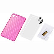 RT-SO01FC7/P [Xperia Z1用 キラキラ・ソフトジャケット/ラメピンク]