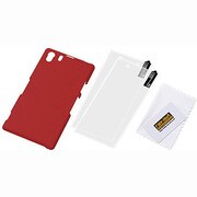 RT-SO01FC10/R [Xperia Z1用 ラバーコーティング・アーバンジャケット/レッド]