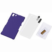 RT-SO01FC10/V [Xperia Z1用 ラバーコーティング・アーバンジャケット/バイオレット]