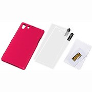 RT-SO01FC11/P [Xperia Z1用 ラグジュアリー・ソフトジャケット/グロッシーピンク]
