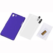 RT-SO01FC12/V [Xperia Z1用 ラグジュアリー・ソフトジャケット/ラバーバイオレット]