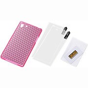 RT-SO01FC13/P [Xperia Z1用 ラグジュアリー・ソフトジャケット/ルミナスピンク]