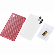 RT-SO01FC13/R [Xperia Z1用 ラグジュアリー・ソフトジャケット/ルミナルレッド]
