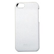 OWL-CVIP29(WH)　 [iPhone5C用 kuboq　シェルタイプ合皮カバー ホワイト]